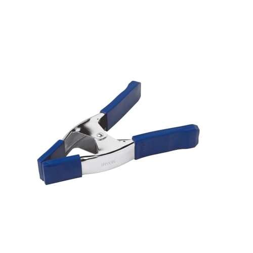 IRWIN Tools QUICK-GRIP Metal Spring Clamp, 3-Inch (222803), Blue - size: 3-Inch (Pack of 1)