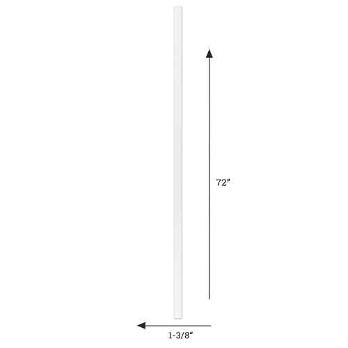 Baseboard Shoe Moulding, Modern Craftsman Style, Primed or Raw Wood, 6' Piece, The Millwork Outlet (Primed Poplar) - color: Primed Poplar