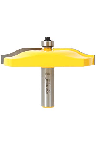 YONICO Raised Panel Cabinet Door Router Bits 3-1/2-Inch Diameter Ogee 1/2-Inch Shank 12138 - style: Ogee - 3-1/2" Diameter - 1/2" Shank
