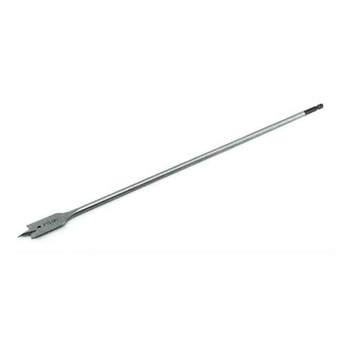 Benchmark Abrasives 3/4" x 16" Spade Drill Bit with Quick-Change Hex Shank Hole Cutter for Woodworking, Drilling, High-Speed Steel Paddle Flat Bits (3/4" x 16") - size: 3/4" x 16"