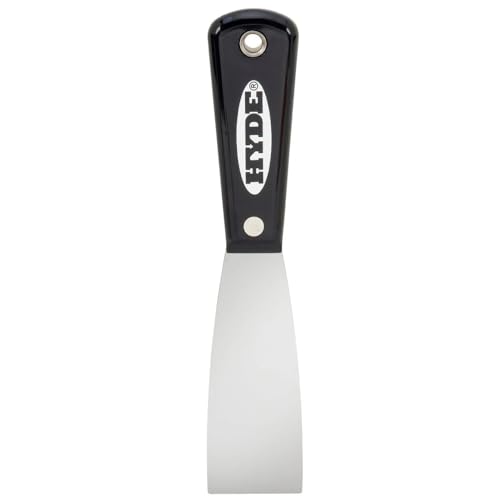 Hyde 02102 Black & Silver Carbon Steel ExtraFlex Joint Knife, 1-1/2"