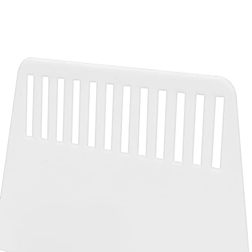 Plastic Putty Knife, 7 Inch Scraper Tool, Flexible Spackle Spreader Smoothing Tool for Paint, Wall Paper Treatment, Windshield, Drywall, Decals, Patching, Painting, White