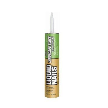 Liquid Nails - LN-905 Landscape Block Adhesive (LN905), Low VOC, 10 oz, (Pack of 12) - size: 10 Ounce (Pack of 12), style: Landscape