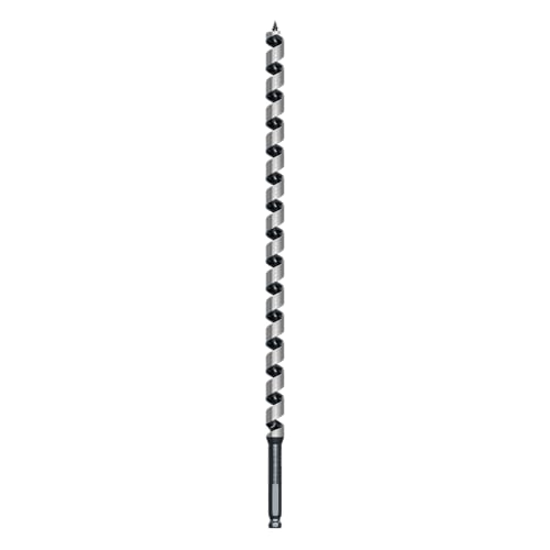 US4 Ship Auger Drill Bit 7/8" x 18" x 18 Inch - Heavy Duty Carbon Steel Wood Boring Bit with Hex Shank for Power Drills - size: 7/8" x 18"