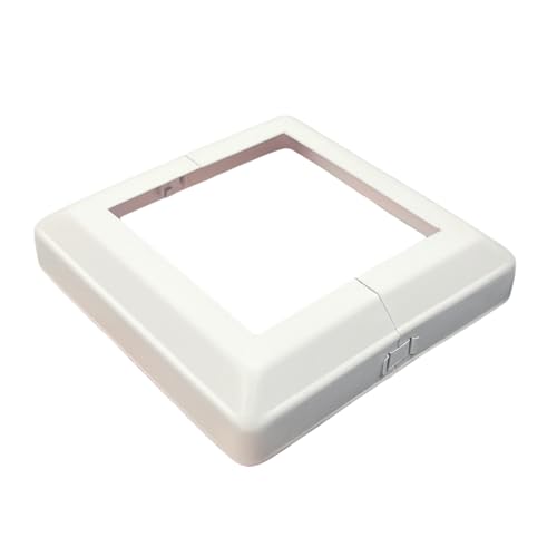 Aluminum 4x4 Post Base Cover - 4 Pack Split Post Skirt Trim (White) - color: white 4-pack 3.5-inch