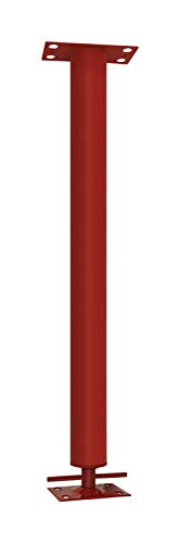 National Public Seating Tiger Jack Post 5007297 3 Dia. x 20 in. Adjustable Building Support Column - 24700 lbs