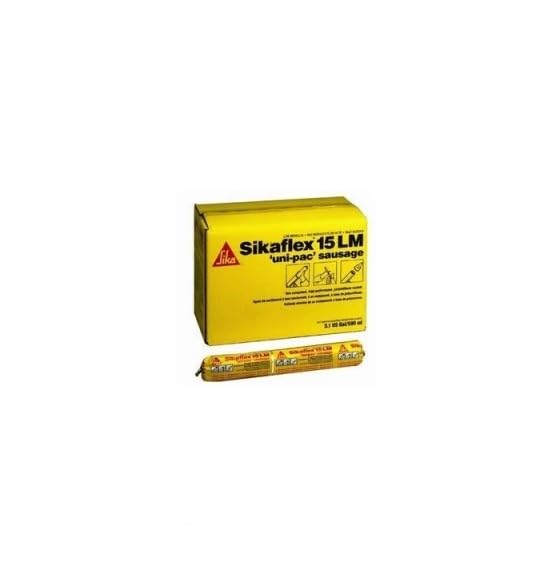 Sikaflex 15LM, Aluminum Gray, Low-Modulus Elastomeric Sealant, 600ml, Unipac
