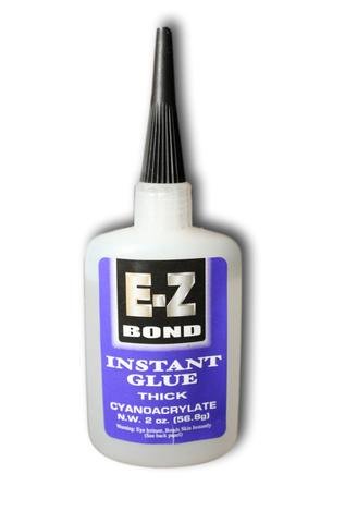 K & R S-320 E-Z Bond Thick Big Gap Filling Instant Glue, 2 oz Bottle