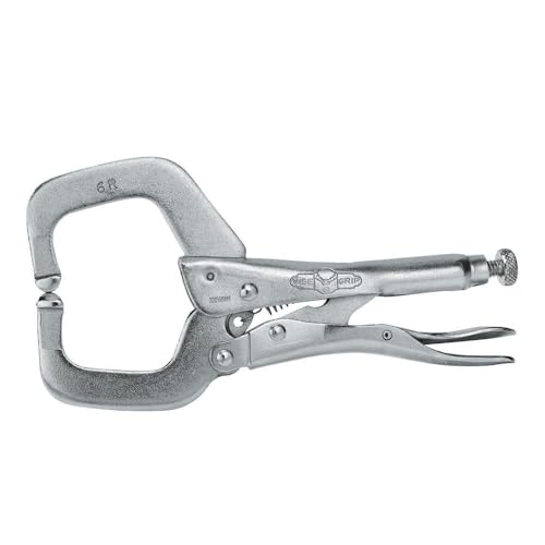 IRWIN Tools Vise-Grip 6-Inch Locking C-Clamp, Silver - size: 152 mm