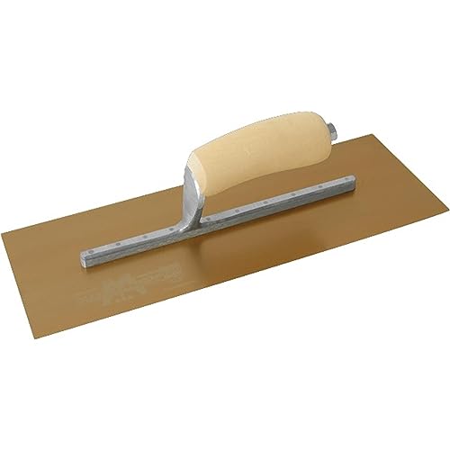 MARSHALLTOWN DuraFlex Finishing Trowel, 14 x 5 Inch, Assembled in the USA - size: 14 x 5 Inch