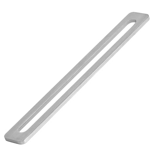 6 Pack 8" x 1" Adjustable Slotted Mending Plates, Stainless Steel - size: 8" x 1"