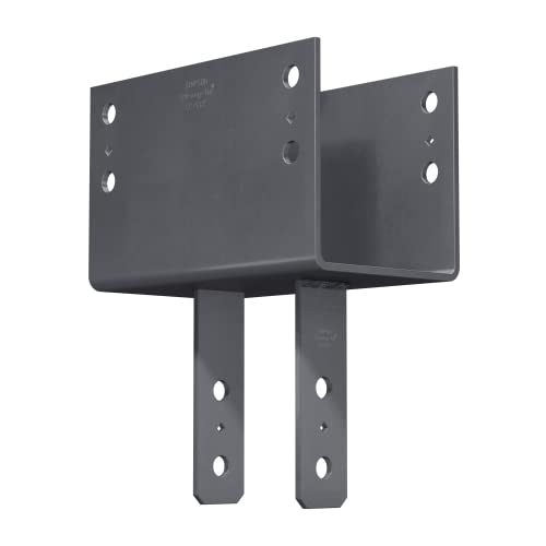 Simpson Strong-Tie CC7 1/8-6 CC Column Cap - for 7-Inch Beam Width, 8X Beam & 6X Post, Increased Uplift Loads, Diamond Holes to Provide Temporary Fastening, Bolt Spacing