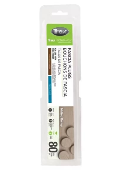 Trex Fascia Plugs (Malted Barley) - color: Malted Barley 80ct