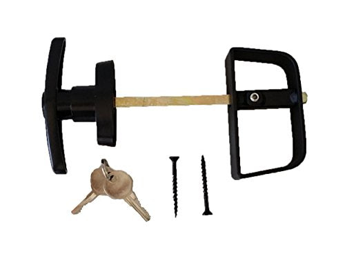 Shed Windows and More Single Door Hardware Kit (8" Hinge), T Handle and Screws - size: 8 Inch