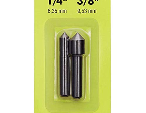 RYOBI 2 Pc Countersink (1/4 Inch + 3/8 Inch)