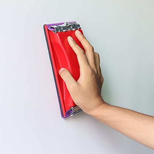 POLIWELL 80 Grit Sanding Sheets 20 PCS 9 x 11 Inch Purple Alumina - style: 80Girt