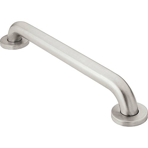 Moen 8912 Home Care 12-in Stainless Steel Grab Bar with Concealed Screws - size: 12 Inch