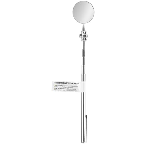 Performance Tool W9103 1-1/8 in. Round Telescoping Inspection Mirror - size: 1.1"L x 5.1"W