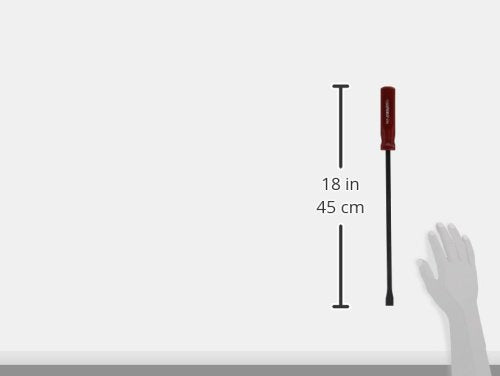 Mayhew Tools 40111 ProGrip Pry Bar, Red, 17" Curved - size: 17" Curved
