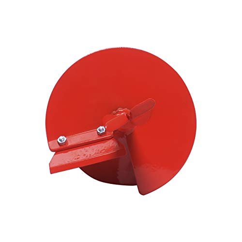 THUNDERBAY 8 Inch Diameter 36 Inch Long Earth Auger Bit with Fishtail Point and Patent Shock Spring - color: w/ Patent Shock Spring, size: 8-Inch Diameter