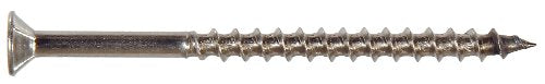 Hillman 41597 Stainless Steel Square Drive Deck Screw, 8 X 1-1/4-Inch (Pack of 25)