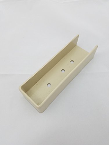 Vinyl Fence Rail Mount Bracket (Box of 10) (2"x6", Almond) - color: Almond, size: 2"x6"