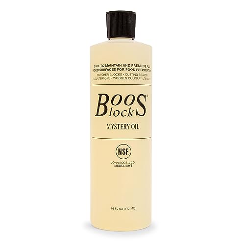 John Boos 3-Pack Mystery Oil, Food-Grade Care Set, 16 oz - All-Natural Maintenance Formula for Butcher Blocks, Cutting Boards, Wooden Countertops & Wood Culinary Utensils - style: Mystery Oil 3 Pack