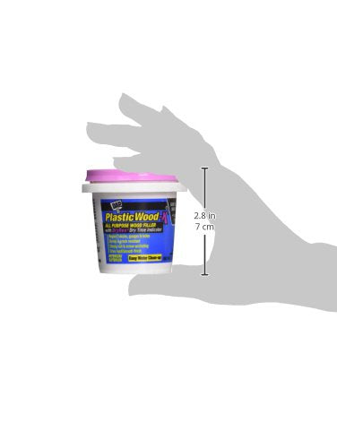 DAP Plastic Wood-X with DryDex Wood Filler, Natural, 5.5 Oz (7079800540) (Pack of 6) - size: 5.5 oz (Pack of 6)