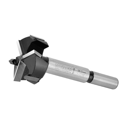 Mollom 36.5mm (1-7/16") Triple Flute Carbide Forstner Drill Bit - size: 36.5mm | 1-7/16"
