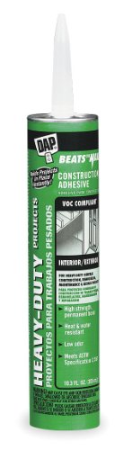 Adhesive, VOC Compliant, 10.3 Oz, Gray