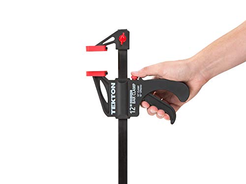 TEKTON 12 Inch Ratchet Bar Clamp / 18 Inch Spreader Set, 2-Piece | CLP51512 - size: 12 in. / 18 in., style: 2 Pack