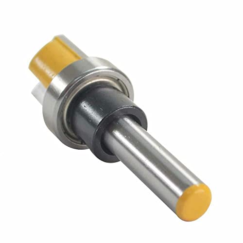 for 1/2" Hinge Template Mortising Router Bit with Top Rail Bearing Guide