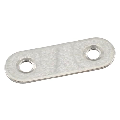 16 Pcs 1.8" Stainless Steel Straight Brackets, Flat Mending Plates - size: 1.8 Inch (46mm x 16mm)