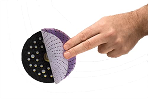 3M Hookit Soft Interface Disc Pad, 70166, 5 in x 1/2 in - style: No Holes