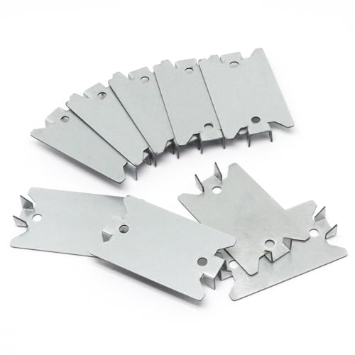 20pcs Nail Plates Electrical Cable Protector for Wood Studs, 2.5 X 1.5 Inch Nail Plate for Protection Plumbing and Wiring - size: 2.5 X 1.5 Inch (20pcs)