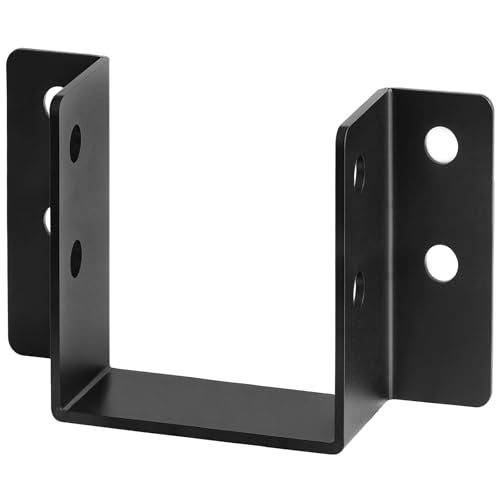 2 PCS 6x8 Face-Mount Joist Hanger, Pergola Wall Mount Bracket - size: Fits 6x8 Wood