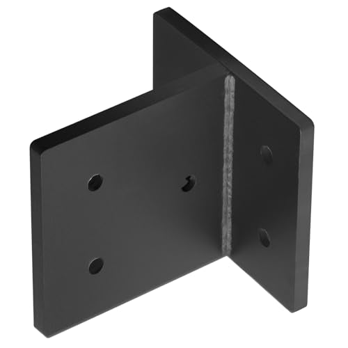 2 Pcs 8x8 Concealed Post Base, Heavy Duty Knife Plate Bracket