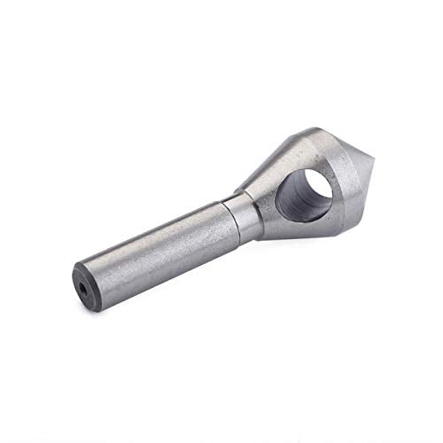 Cobalt Countersink Drill Bit Set, 4PCS Deburring Chamfer Drill Bit for Wood, Metal, Plastic, 2-20mm (Silver) - color: Silver