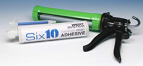 West System 610 Epoxy Adhesive Cartridge, 190mL | Two-Part, Ready to Apply - size: No Size