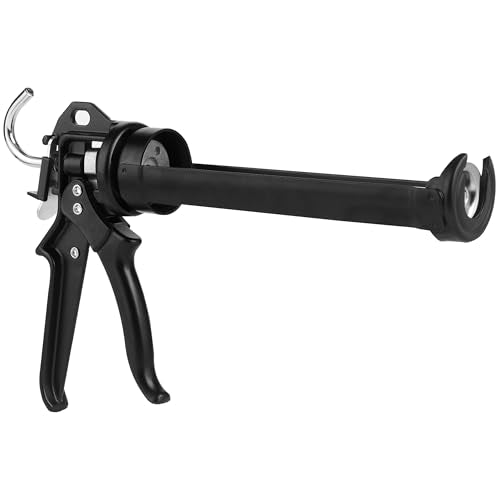 Bates- Heavy Duty Caulking Gun, 18:1 Thrust Ratio, Black, Caulking Tool Gun, Heavy Duty Caulk Gun No Drip Caulk Gun, Hand Caulking Guns Tool, Silicone Gun