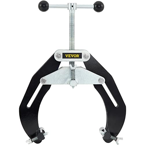 VEVOR Pipe Clamp, 2 to 6 in, High Strength Ultra Clamp with Quick Acting Screws, Steel Pipe Alignment Tool with Lightweight Design, Black - size: 2-6"