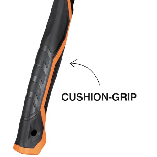Klein Tools H80922SM Milled Face Framing Hammer with Straight Claw, 22-Ounce Forged Steel, Magnetic Nail Starter and Extra-Large Squared Strike Face - size: 22 oz, style: Steel Handle