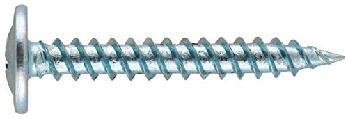 The Hillman Group 47284 8-Inch x 2-Inch Lath Screw, Zinc - size: #8-32 x 2"