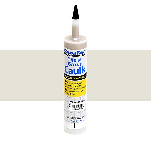 TEC Color Matched Caulk by Colorfast Unsanded 910 Bright White - color: 910 Bright White