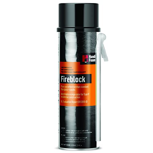 HandiFoam 12 oz Fireblock Straw Foam Sealant, P30033-12 cans - style: Compact