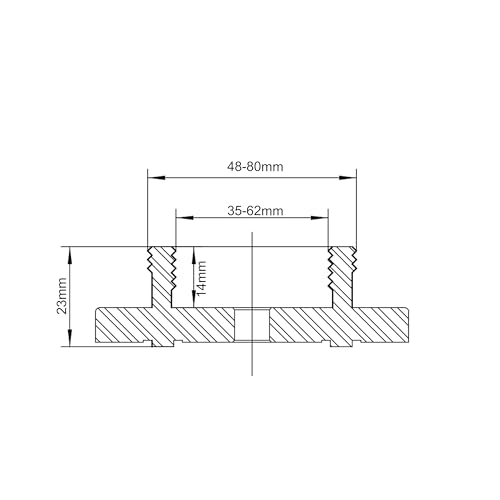 CK-3.75Z-RJTT Round Jaws for BMWOOD CK100 Series Woodturning Lathe chuck, Compatible with the Harbor Freight Bauer 23222A-B chuck. - color: Round Jaws