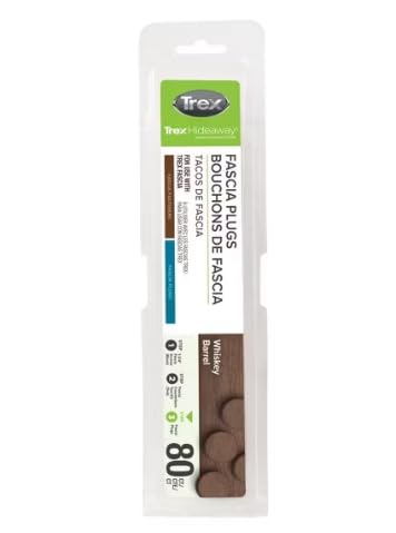 Trex Fascia Plugs (80ct) (Whiskey Barrel 80ct) - color: Whiskey Barrel 80ct