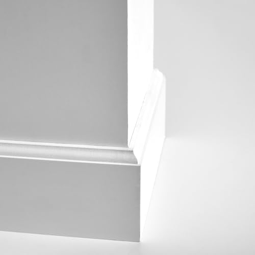Tempest Originals Millwork: 6" W x 8'H Premium Square PVC Column Wrap Kit-Traditional Series - size: 6"W x 8'H, style: Traditional Series