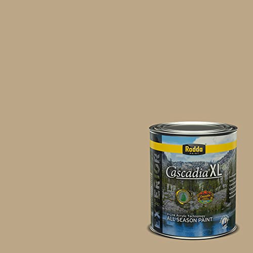 Rodda Paint CASCADIA XL Exterior Satin Paint & Primer in One, Quart, Highlight - color: Highlight, size: 32 Fl Oz (Pack of 1)