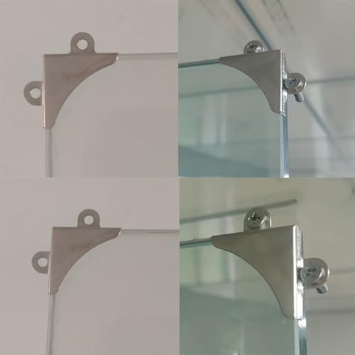 24 Pack Picture Frame Corner Brackets, 30.3 x 5.5 mm, Silver